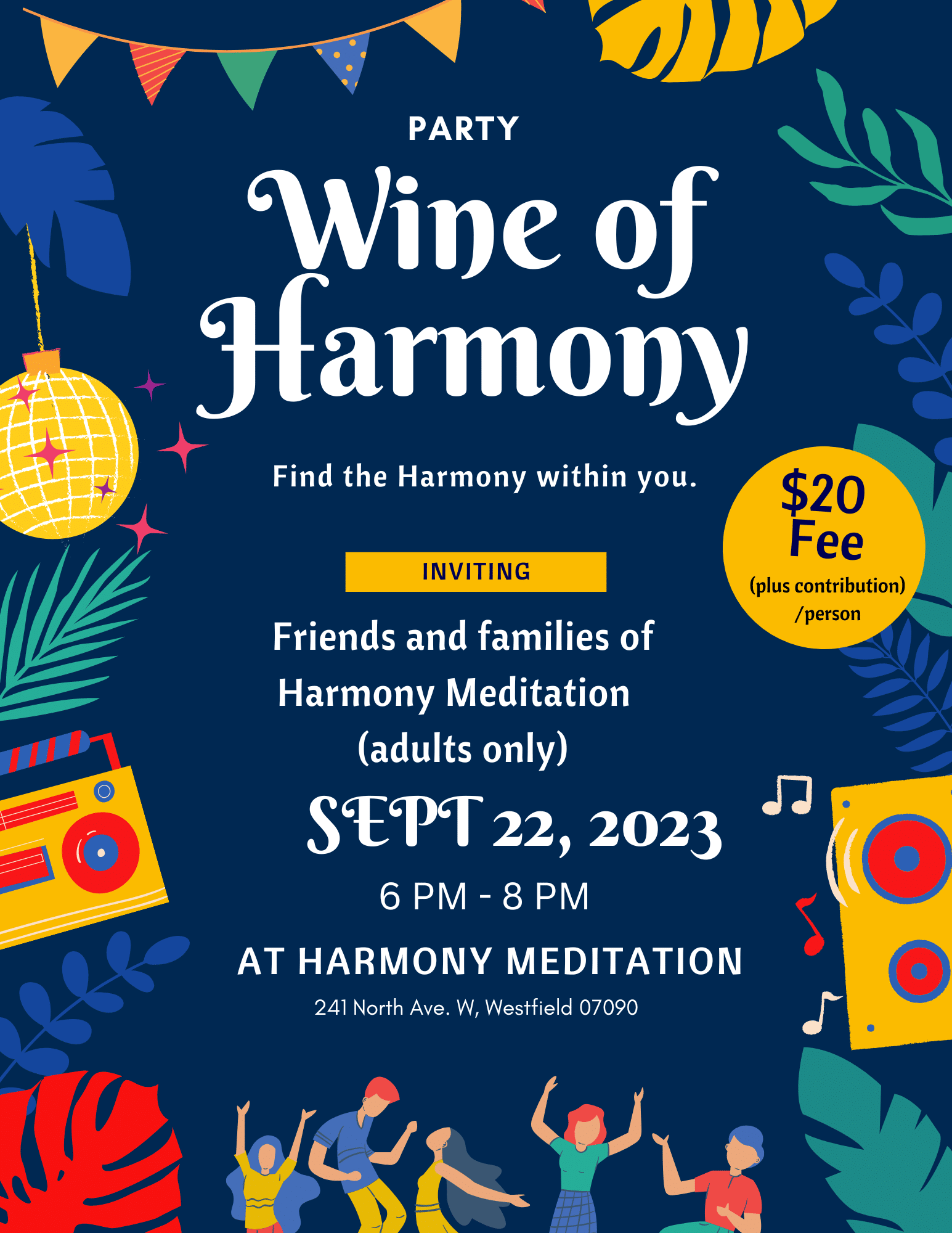 Celebrate the Harmony within... wine!